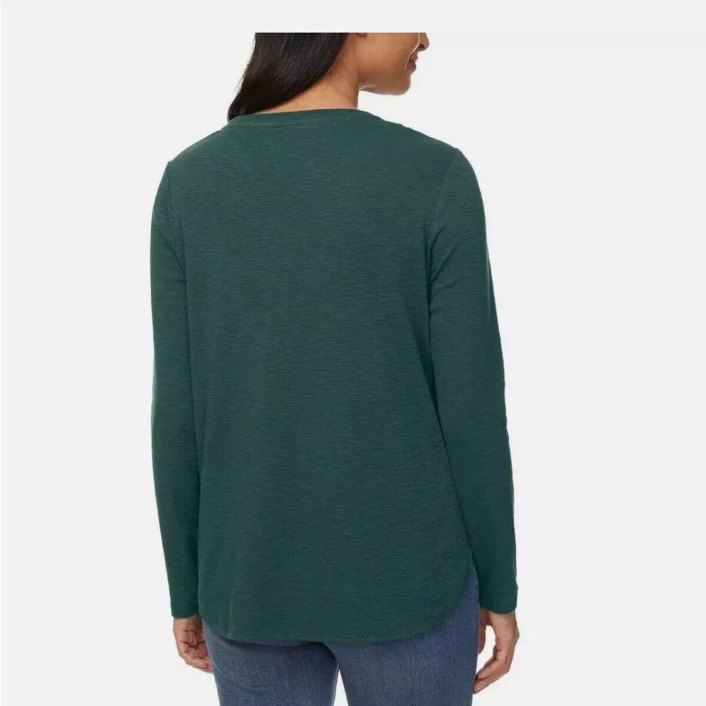 4-pack Kirkland Signature 100% Cotton Women’s Long Sleeve Slub Tee Shirt, Small - Picture 6 of 14